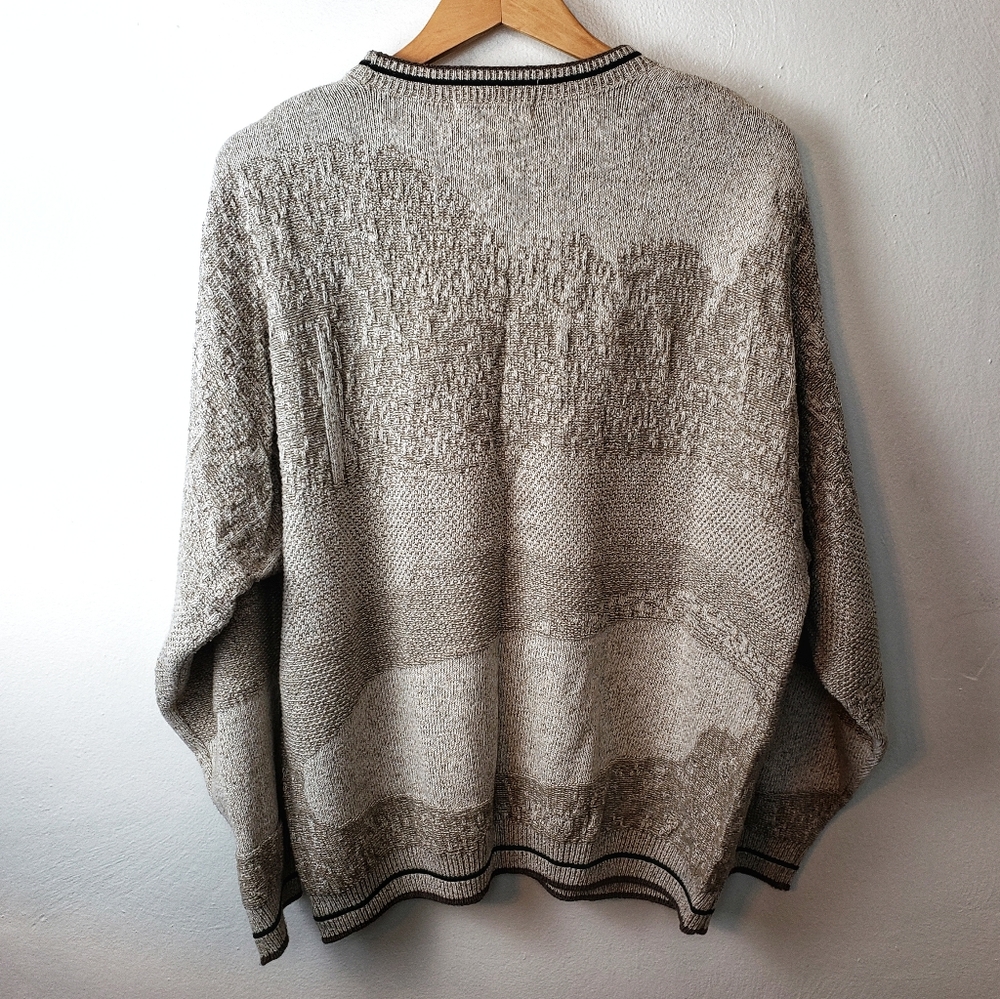 Vintage Golf Striped Sweater Sweatshirt Pullover - Picture 6 of 6